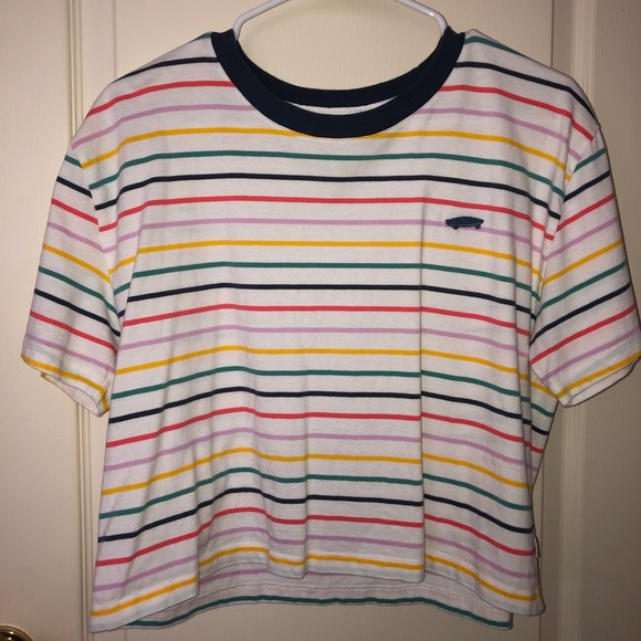 multi colored vans shirt